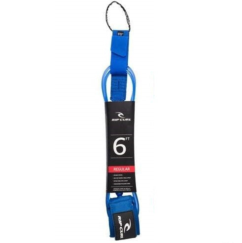 Rip Curl Reg Leash Surf Grip Blexl1 - 6' Blue - Ankle Leashes