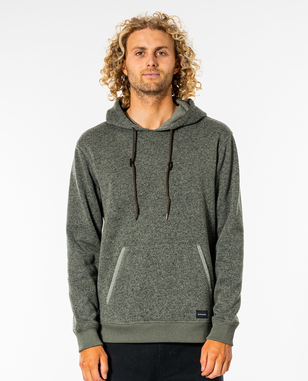 Rip Curl Crescent Hood Sweater Cswae9 - Olive - Hoodies