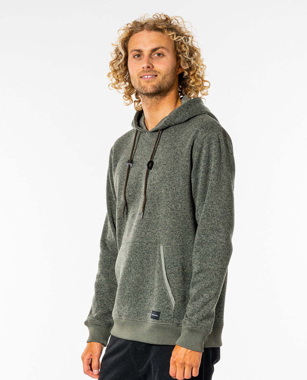 Rip Curl Crescent Hood Sweater Cswae9 - Olive - Hoodies