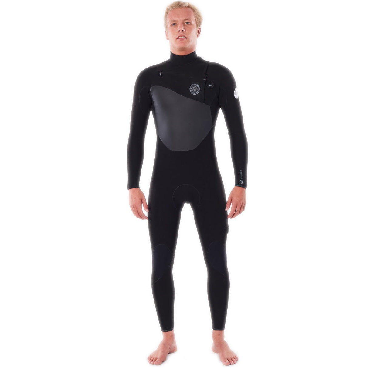 Rip Curl Flashbomb 5/3 C/Zip Stmr Wetsuit Wstydf - Black (E6) | 22 - Fullsuit / Front-zip