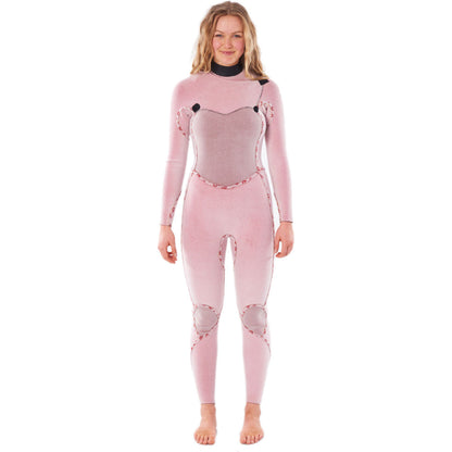 Rip Curl Womens Flashbomb 5/3 Chest Zip Wetsuit Wstygg (E6) - Fullsuit / Front-zip
