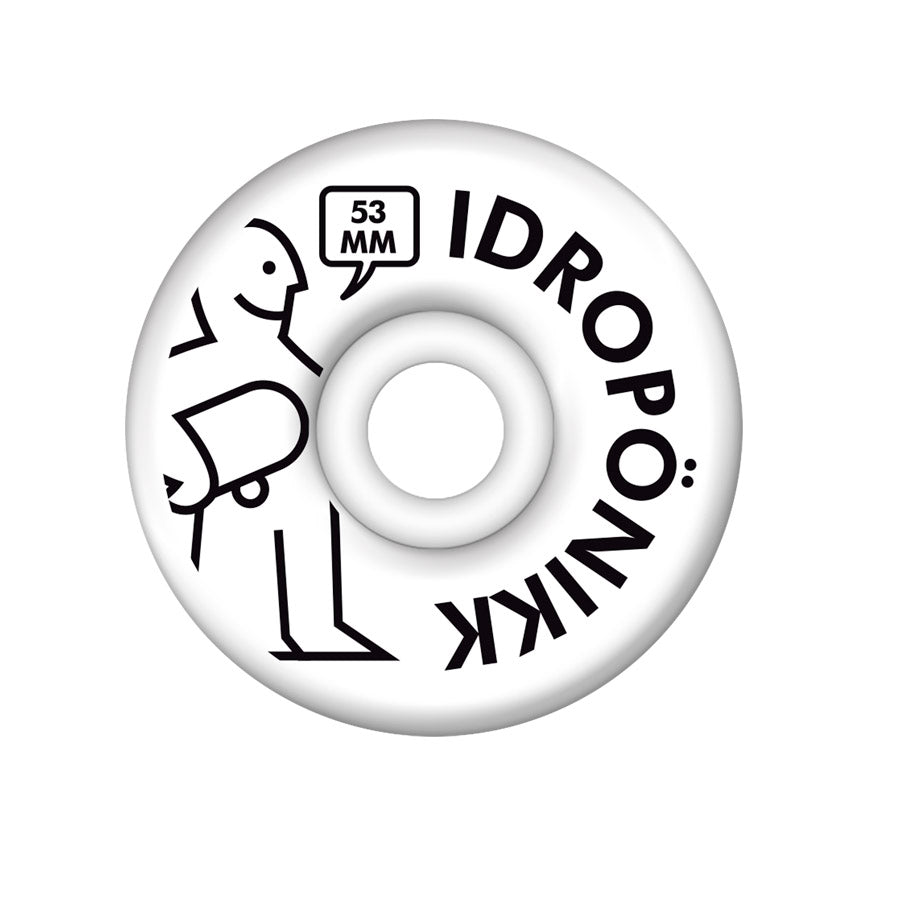 Hydroponic HYKEA skateboard Wheels - 01 White 100A - Wheels