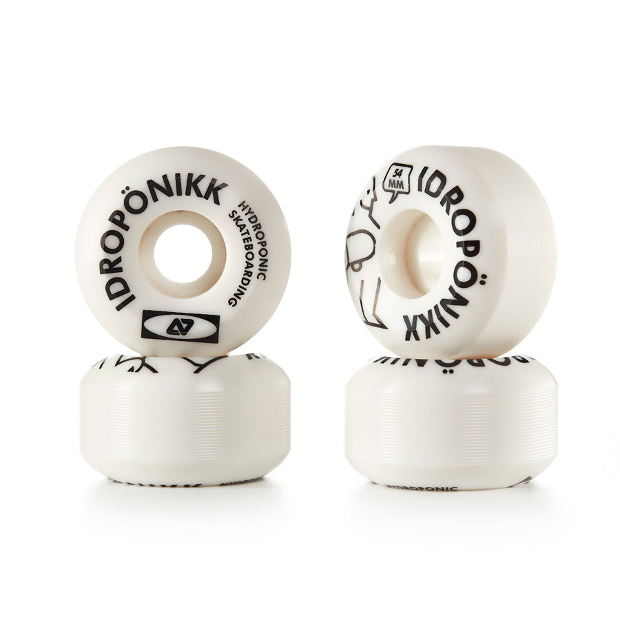Hydroponic HYKEA skateboard Wheels - 01 White 100A - Wheels