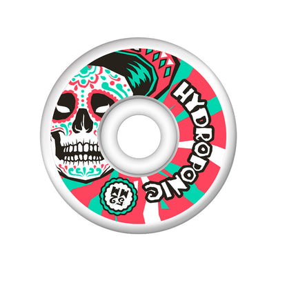 Hydroponic MEXICAN SKULL 2.0 skateboard Wheels - 01 Red 100A - Wheels