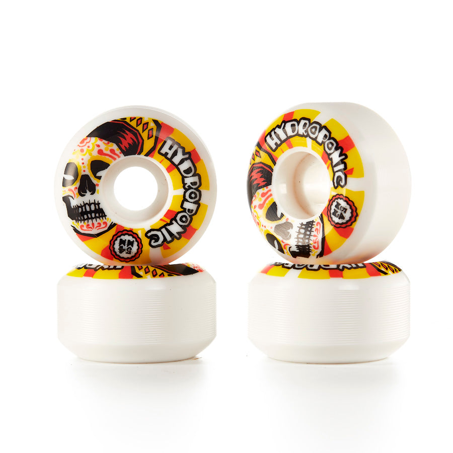 Hydroponic MEXICAN SKULL 2.0 skateboard Wheels - 03 Orange 54mm - 100A - Wheels