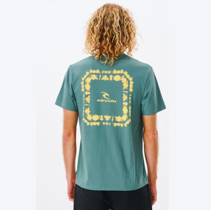 Rip Curl Medina Icon Tee Blue Stone 022Mte - Tees