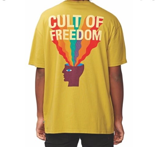 Globe Cof Tee - Yellow - Tees