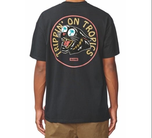 Globe Trippin' Tee - Black - Tees