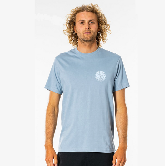 Rip Curl Wettie Essential Tee Blue Gum Ctest9 - Tees