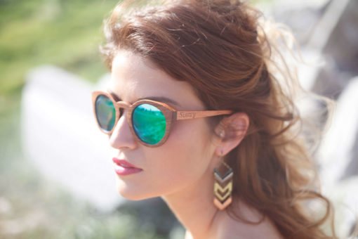 Sisswy floating wood sunglasses - Achlys (Black lenses) - Sunglasses