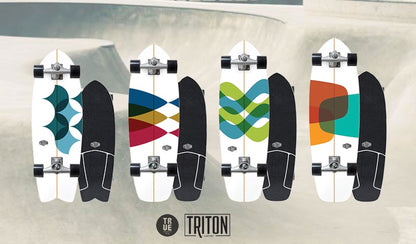 Carver TRITON BY CX RAW 32" PRISMAL SURFSKATE COMPLETE - Surfskates
