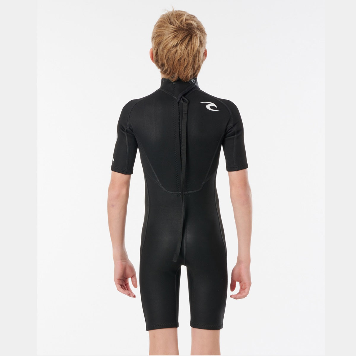 Rip Curl Junior Freelite Fl Spring Shorty Wfposj - Black - Short Arm / Zip-free