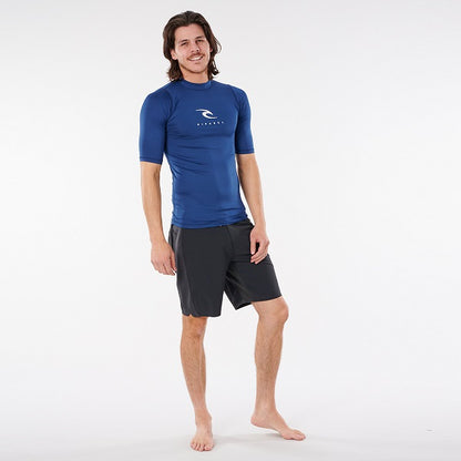 Rip Curl Corps Short Sleeve Uv Tee Navy 12Jmrv - S/S Vests