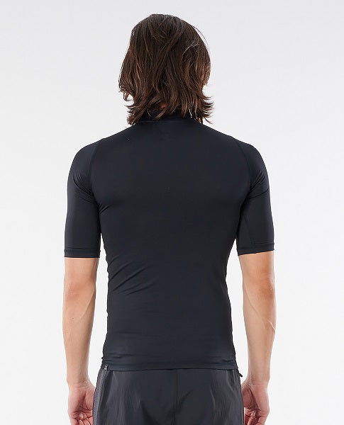 Rip Curl Corps Short Sleeve Uv Tee Black Wle3Km - S/S Vests