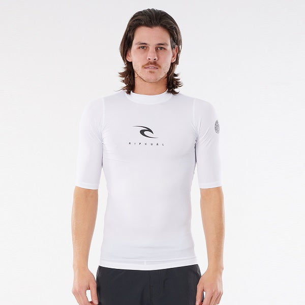 Rip Curl Corps Short Sleeve Uv Tee White 12Jmrv - S/S Vests