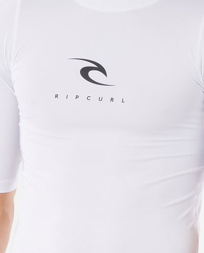 Rip Curl Corps Short Sleeve Uv Tee White 12Jmrv - S/S Vests