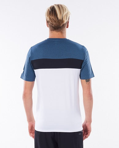 Rip Curl Underline Panel S/ Navy Wlyypm - S/S Vests