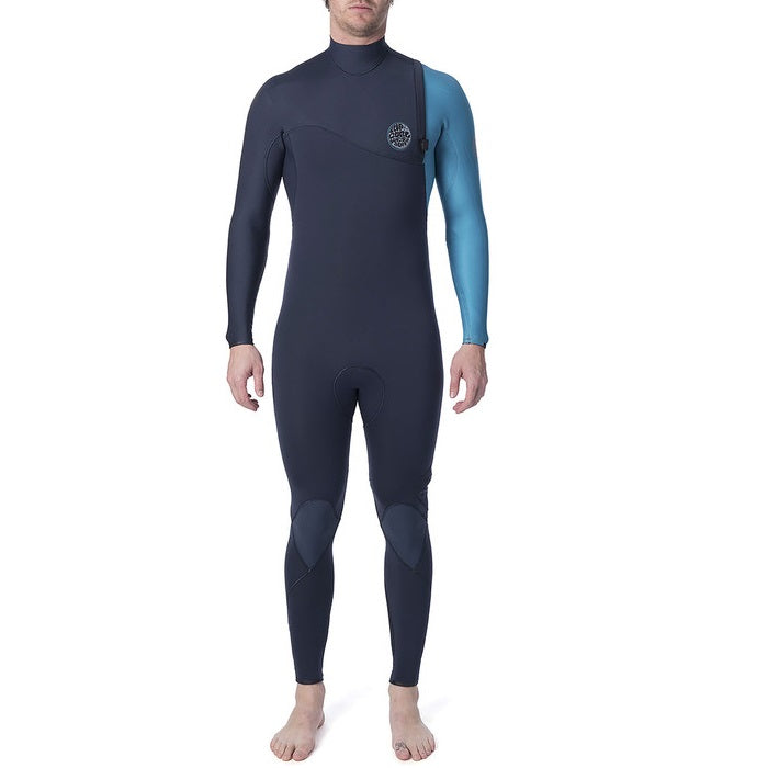 Rip Curl Ebomb 4/3 Z/Free Stmr Wetsuit Wsm8Qe - Blue (E6) - Used - Fullsuit / Zip-free