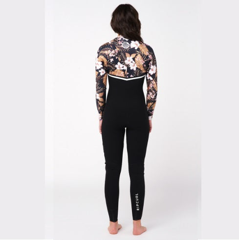 Rip Curl Wms Ebomb 4/3 Zip Free Wetsuit Wsm9Bg Black/Gold (E6) | 23 - Fullsuit / Zip-free