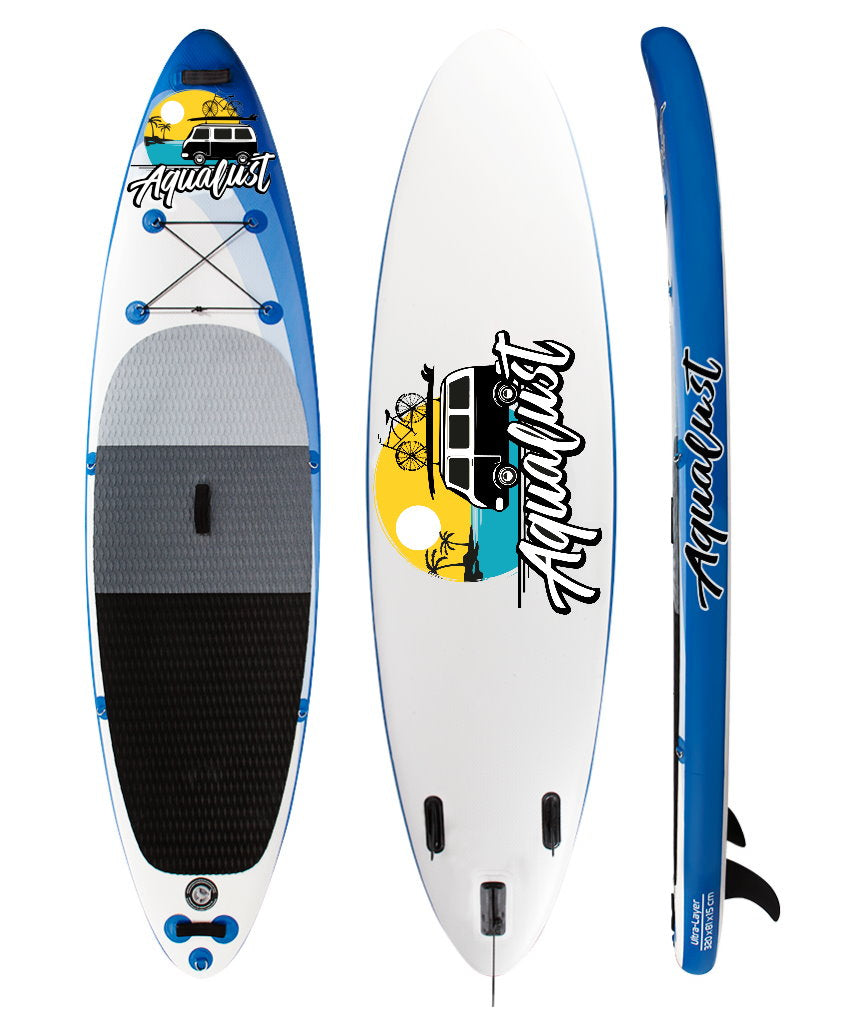 Base Sports Aqualust 10'6" (320*81*15) SUP Board Package - Blue - SUP Packages