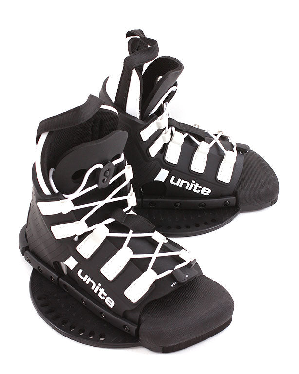 Unite Wake Universal Boots - Pair - 8" inch Plate - Open Toe Boots