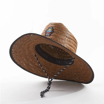 Rip Curl Icons Straw Hat Chaai9 - Brown - Straw Hats