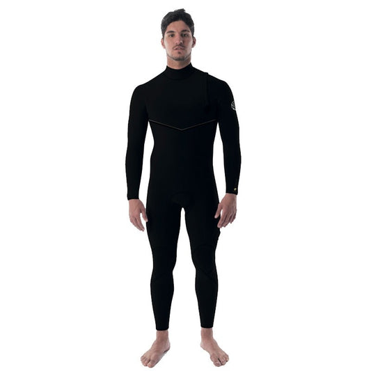 Rip Curl Ebomb Ltd 4/3 Z/Free St Wetsuit Wsmybe - Black (E7) - Fullsuit / Zip-free