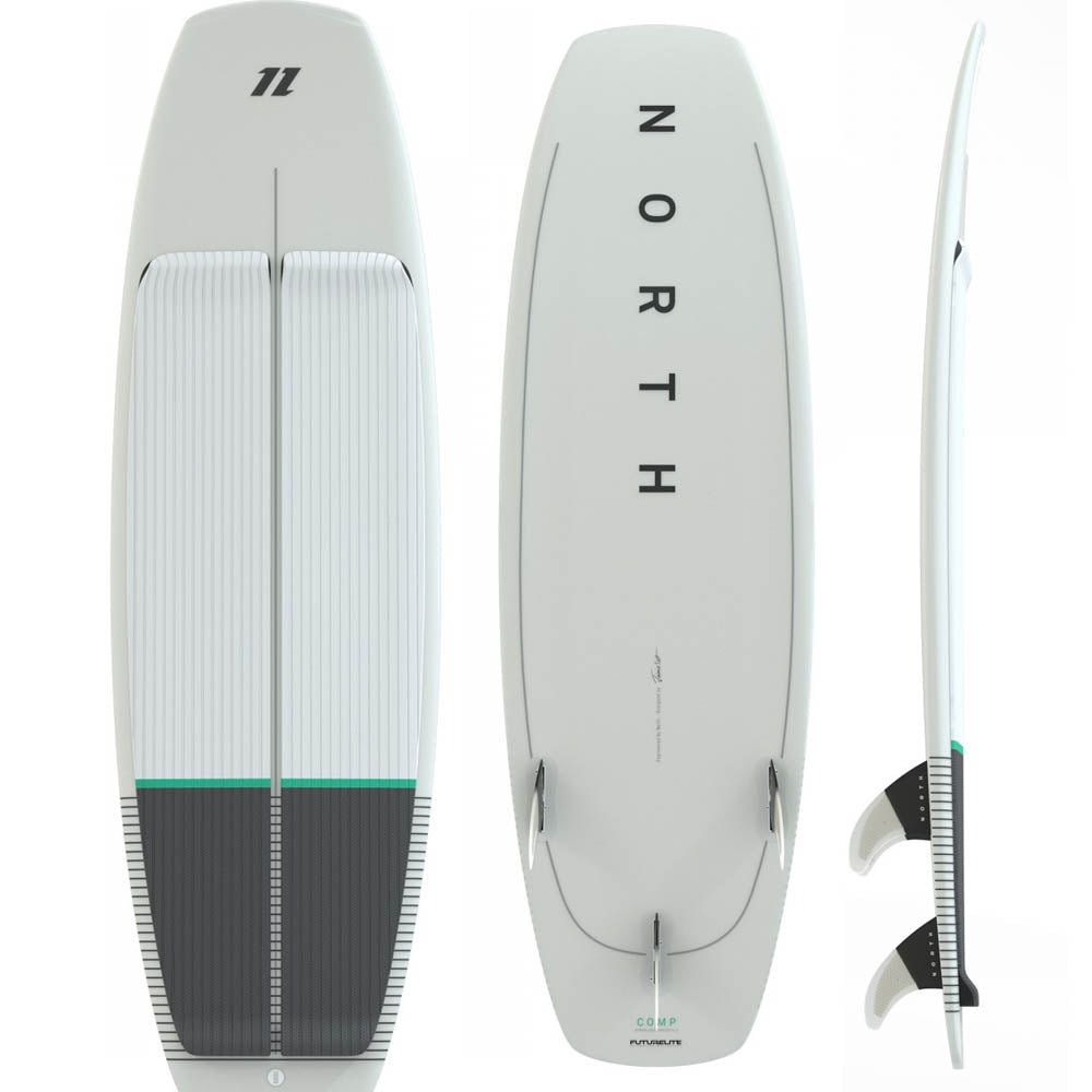 North Comp Surfboard White (no fins) | 20 - Waveboards