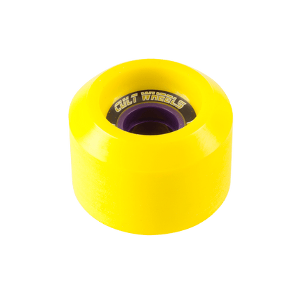 Cult Chronicle longboard 65mm WHEELS - 83A (Yellow) - Wheels