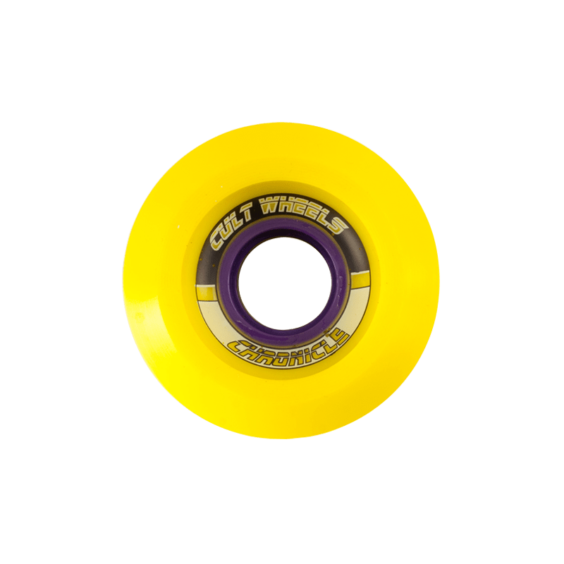 Cult Chronicle longboard 65mm WHEELS - 83A (Yellow) - Wheels