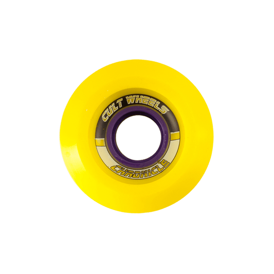 Cult Chronicle longboard 65mm WHEELS - 83A (Yellow) - Wheels