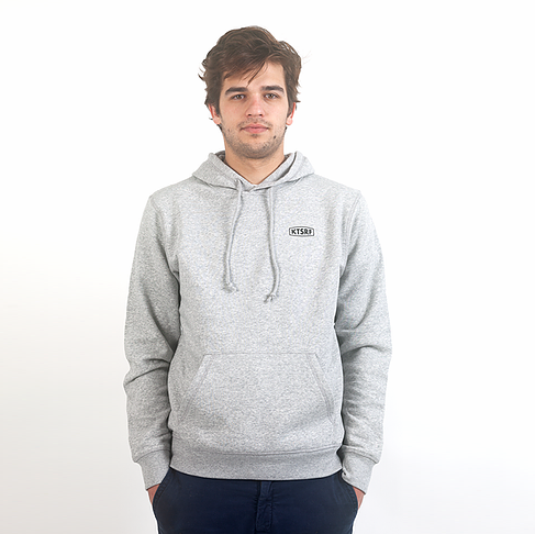 KTSRF Heather Grey Hoodie - Kite Club (Unisex) - Hoodies