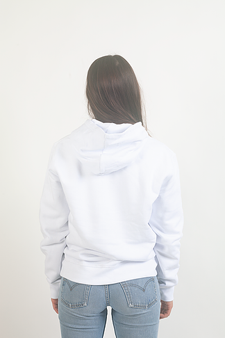 KTSRF White Hoodie - Crew front (Unisex) - Hoodies