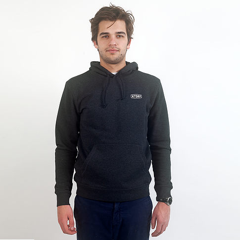 KTSRF Dark Heather Grey Hoodie - Kite Club (Unisex) - Hoodies