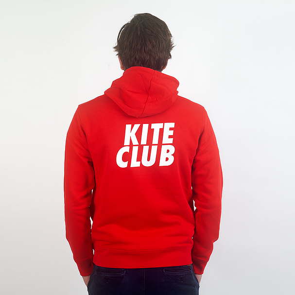 KTSRF Red Hoodie - Crew front (Unisex) - Hoodies