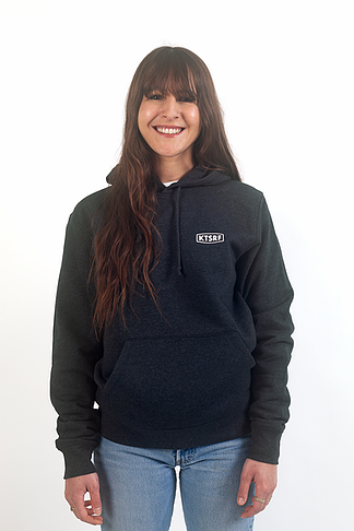 KTSRF Dark Heather Grey Hoodie - Kite Club (Unisex) - Hoodies
