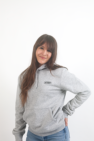 KTSRF Heather Grey Hoodie - Kite Club (Unisex) - Hoodies