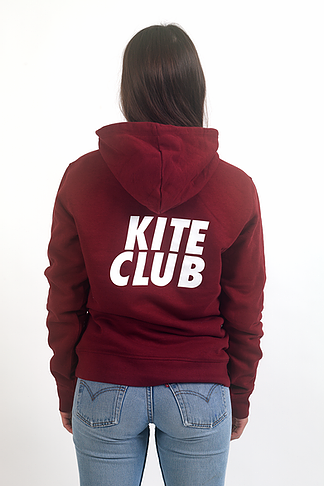 KTSRF Burgundy Hoodie - Kite Club (Unisex) - Hoodies