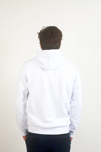 KTSRF White Hoodie - Crew front (Unisex) - Hoodies