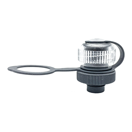 Eleveight In/Out Valve Cap - Grey - Valves