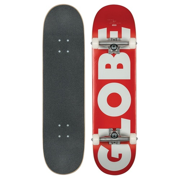 Globe G0 Fubar Complete 8.25" Red/White #10525402-RED/WHT - complete Skateboard - Skateboards