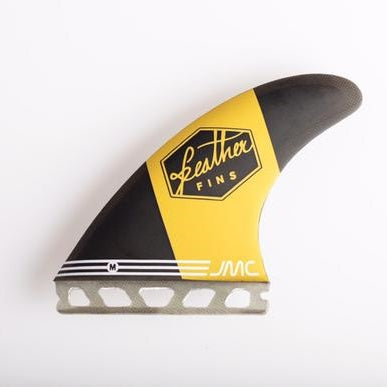 Feather Fins Athlete Series Single Tab Jmc Mustard Small (55-70Kg) - Futures/Thruster