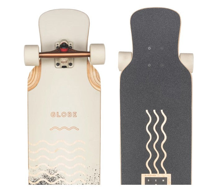 Globe Geminon XL - Spray Wave/Black 10525324 Copper 47 - Dancing Longboard Complete - Longboards