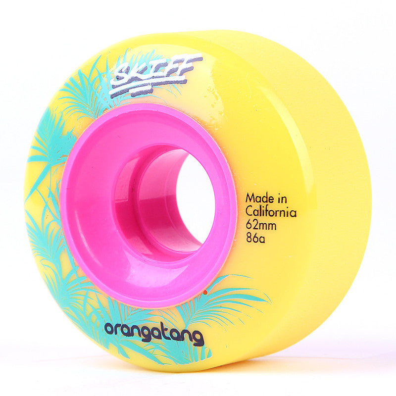 Orangatang Skiff Wheels - 86A/62mm yellow (4x) - Wheels