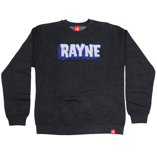 Rayne Longboards Giant Logo Crew Neck Sweatshirt - Large - Sweats