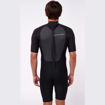Rip Curl Omega 2Mm Back Zip Springsuit Black 111Msp - Short Arm / Back-zip