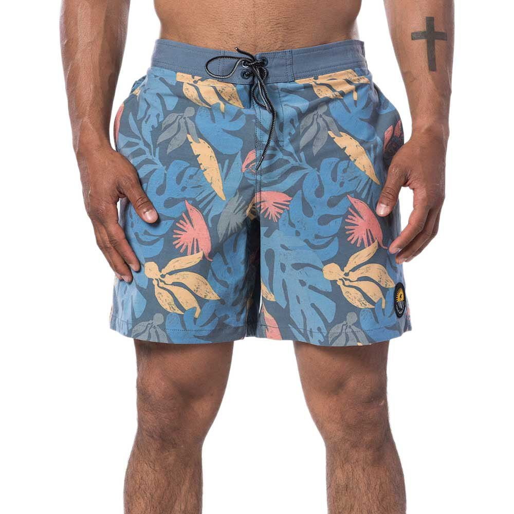 Rip Curl Semi-Elasticated Saltwater 17' Boardshort Navy Cbomo4 - Boardshorts