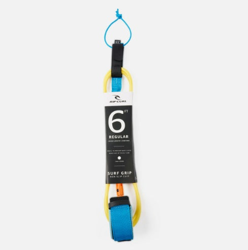 Rip Curl Reg Leash Surf Grip Blexl1 - 6' Multico - Ankle Leashes