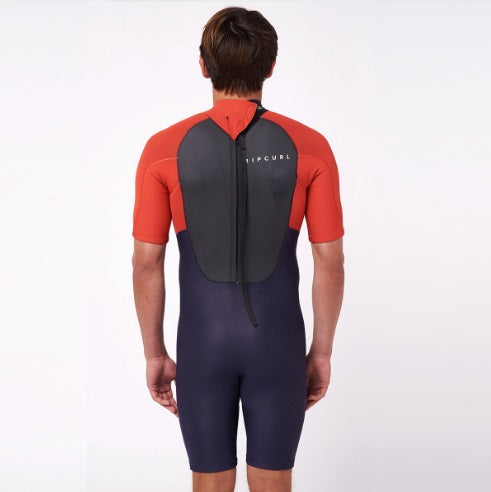 Rip Curl Omega 2mm Back Zip Springsuit Red 111Msp - Short Arm / Back-zip