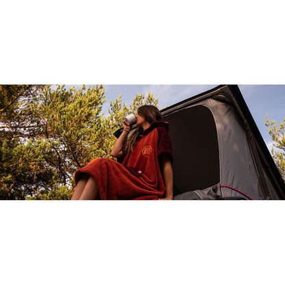 After PONCHO - Sherpa - BURGUNDY - Ponchos